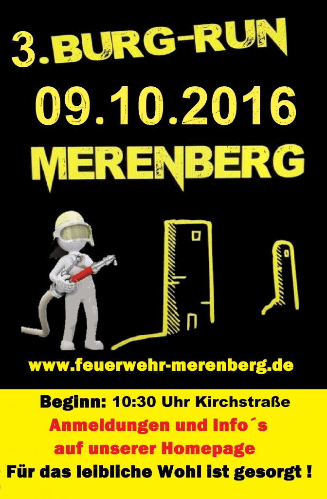 Plakat Burg Run 2016